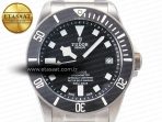 Tudor Pelagos Titanium Black Ceramic XF 1:1 Best Edition Black Dial on Titanium Bracelet A2824 - Görsel 4
