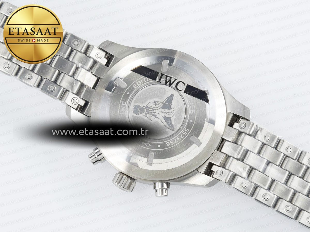 IWC Pilot Chrono IW377717 “Le Petit Prince” 2016 ZF 1:1 Best Edition on New SS Bracelet A7750 - Görsel 18