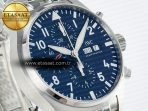 IWC Pilot Chrono IW377717 “Le Petit Prince” 2016 ZF 1:1 Best Edition on New SS Bracelet A7750 - Görsel 5