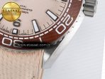 Omega Planet Ocean 43.5mm SS VSF 1:1 Best Edition Brown Bezel Sand Dial on Sand Rubber Strap A8900 Super Clone - Görsel 13