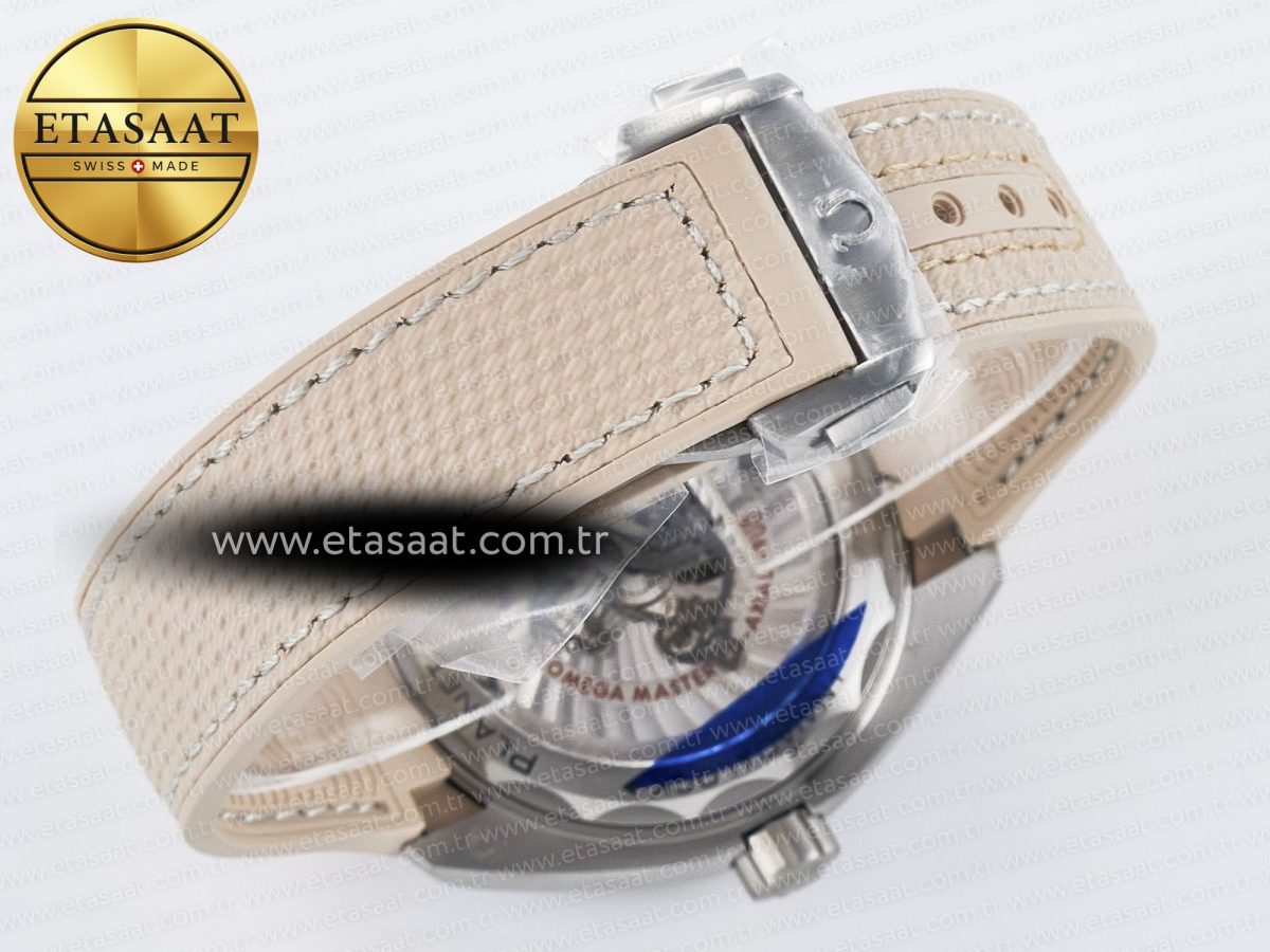 Omega Planet Ocean 43.5mm SS VSF 1:1 Best Edition Brown Bezel Sand Dial on Sand Rubber Strap A8900 Super Clone - Görsel 16