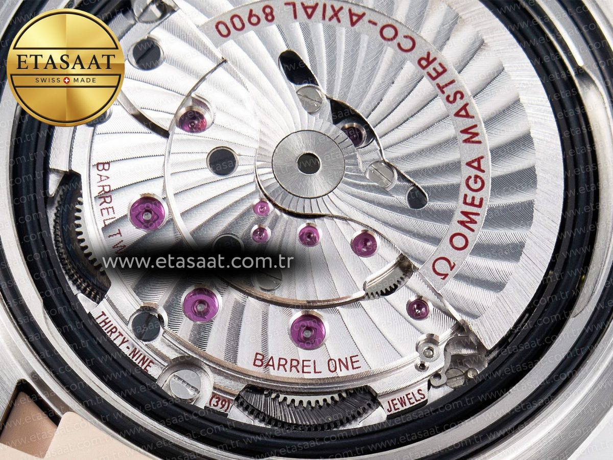 Omega Planet Ocean 43.5mm SS VSF 1:1 Best Edition Brown Bezel Sand Dial on Sand Rubber Strap A8900 Super Clone - Görsel 22