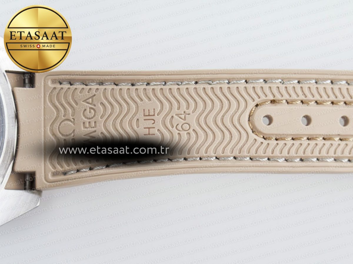 Omega Planet Ocean 43.5mm SS VSF 1:1 Best Edition Brown Bezel Sand Dial on Sand Rubber Strap A8900 Super Clone - Görsel 28