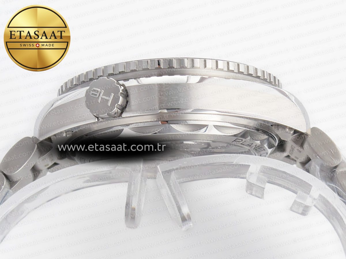 Omega Planet Ocean 600M 39.5mm VSF 1:1 Best Edition Black Dial Black Ceramic Bezel on SS Bracelet A8800 - Görsel 15