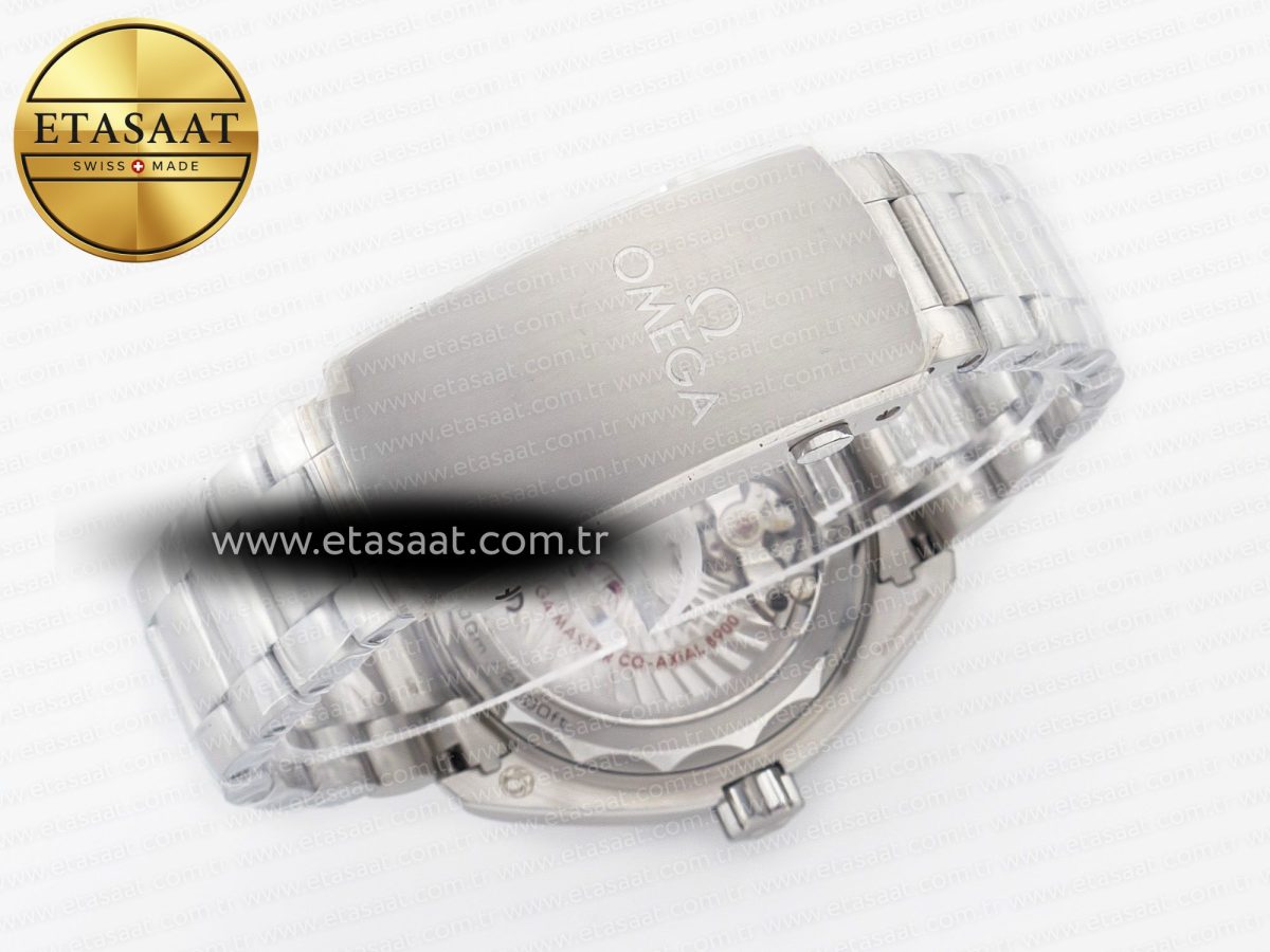 Omega Planet Ocean 600M 39.5mm VSF 1:1 Best Edition Black Dial Black Ceramic Bezel on SS Bracelet A8800 - Görsel 16