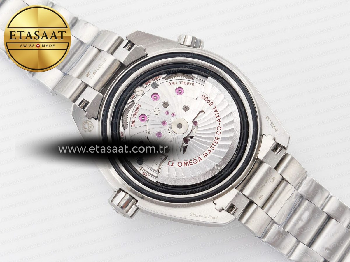 Omega Planet Ocean 600M 39.5mm VSF 1:1 Best Edition Black Dial Black Ceramic Bezel on SS Bracelet A8800 - Görsel 19