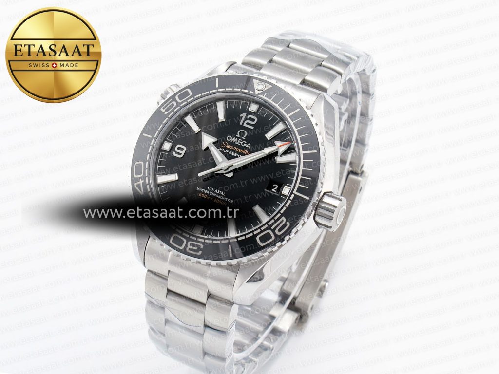 planet ocean 600m 39 5mm vsf 11 best edition black dial black ceramic bezel on ss bracelet a88002