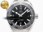 Omega Planet Ocean 600M 39.5mm VSF 1:1 Best Edition Black Dial Black Ceramic Bezel on SS Bracelet A8800 - Görsel 4