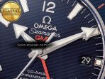 Omega Planet Ocean 600M Co-Axial GMT 43.5mm VSF 1:1 Best Edition Blue Dial Blue Ceramic Bezel on SS Bracelet A8605 Super Clone - Görsel 11