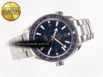 Omega Planet Ocean 600M Co-Axial GMT 43.5mm VSF 1:1 Best Edition Blue Dial Blue Ceramic Bezel on SS Bracelet A8605 Super Clone - Görsel 8