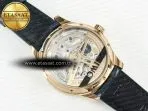 IWC Portugieser Perpetual Calendar RG 5033 Blue Dial on Blue Leather Strap A52610 - Görsel 13