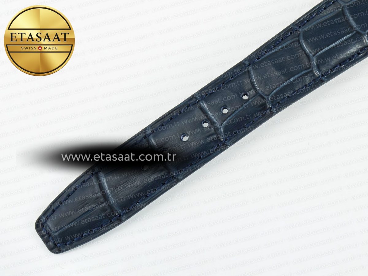 IWC Portugieser Perpetual Calendar RG 5033 Blue Dial on Blue Leather Strap A52610 - Görsel 18