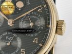 IWC Portugieser Perpetual Calendar RG 5033 Gray Dial on Black A52610 - Görsel 11