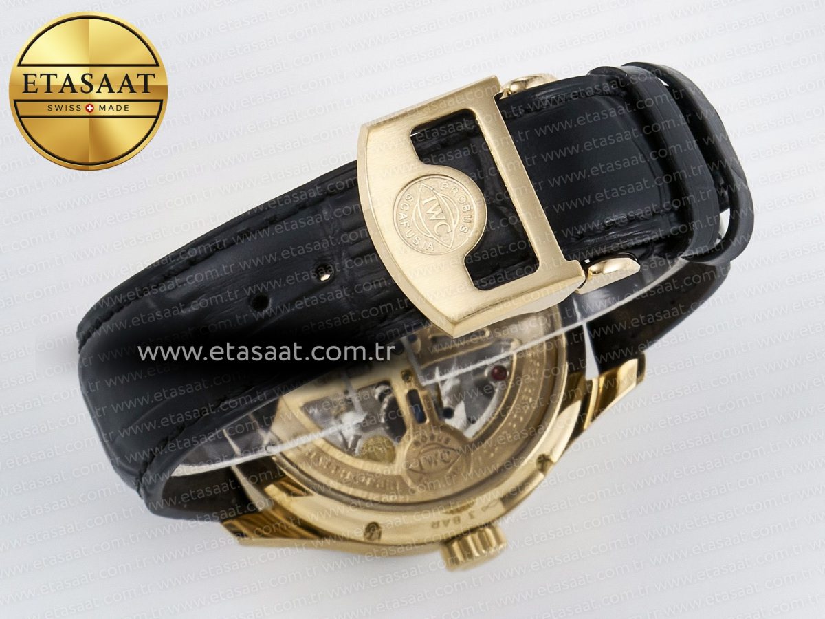 IWC Portugieser Perpetual Calendar RG 5033 Gray Dial on Black A52610 - Görsel 16