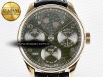 IWC Portugieser Perpetual Calendar RG 5033 Gray Dial on Black A52610 - Görsel 4