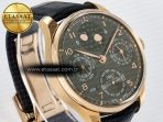 IWC Portugieser Perpetual Calendar RG 5033 Gray Dial on Black A52610 - Görsel 5