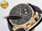 IWC Portugieser Perpetual Calendar RG 5033 Gray Dial on Black A52610 - Görsel 6