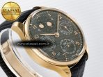 IWC Portugieser Perpetual Calendar RG 5033 Gray Dial on Black A52610 - Görsel 7