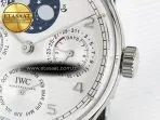 IWC Portugieser Perpetual Calendar SS 5033 White Dial on Black A52610 - Görsel 11