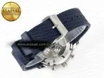 IWC Portuguese Chrono IW3716 Z+F 1:1 Best Edition Blue Dial on Blue Rubber Strap A69355 - Görsel 17