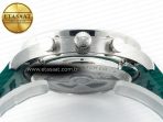 IWC Portuguese Chrono IW3716 Z+F 1:1 Best Edition Green Dial on Green Rubber Strap A69355 - Görsel 16