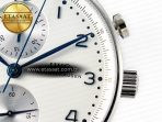 IWC Portuguese Chrono IW3716 Z+F 1:1 Best Edition White Dial on Black Rubber Strap A69355 - Görsel 13