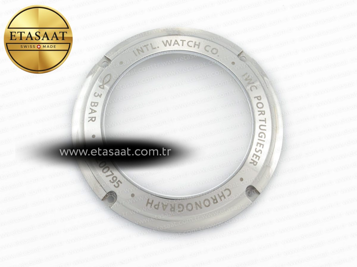 IWC Portuguese Chrono IW3716 Z+F 1:1 Best Edition White Dial on Black Rubber Strap A69355 - Görsel 24
