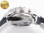 IWC Portuguese Chrono IW371605 ZF 1:1 Best Edition White Dial on Blue Leather Strap A69355 - Görsel 16