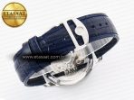 IWC Portuguese Chrono IW371605 ZF 1:1 Best Edition White Dial on Blue Leather Strap A69355 - Görsel 17