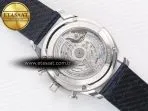 IWC Portuguese Chrono IW371605 ZF 1:1 Best Edition White Dial on Blue Leather Strap A69355 - Görsel 18