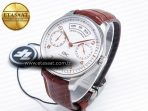 IWC Portuguese Real PR Real Annual Calendar IW5035 ZF 1:1 Best Edition White Dial RG Markers on Brown Leather Strap A52850