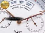 IWC Portuguese Real PR Real Annual Calendar IW5035 ZF 1:1 Best Edition White Dial RG Markers on Brown Leather Strap A52850 - Görsel 11