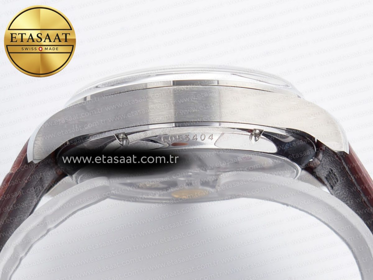 IWC Portuguese Real PR Real Annual Calendar IW5035 ZF 1:1 Best Edition White Dial RG Markers on Brown Leather Strap A52850 - Görsel 15