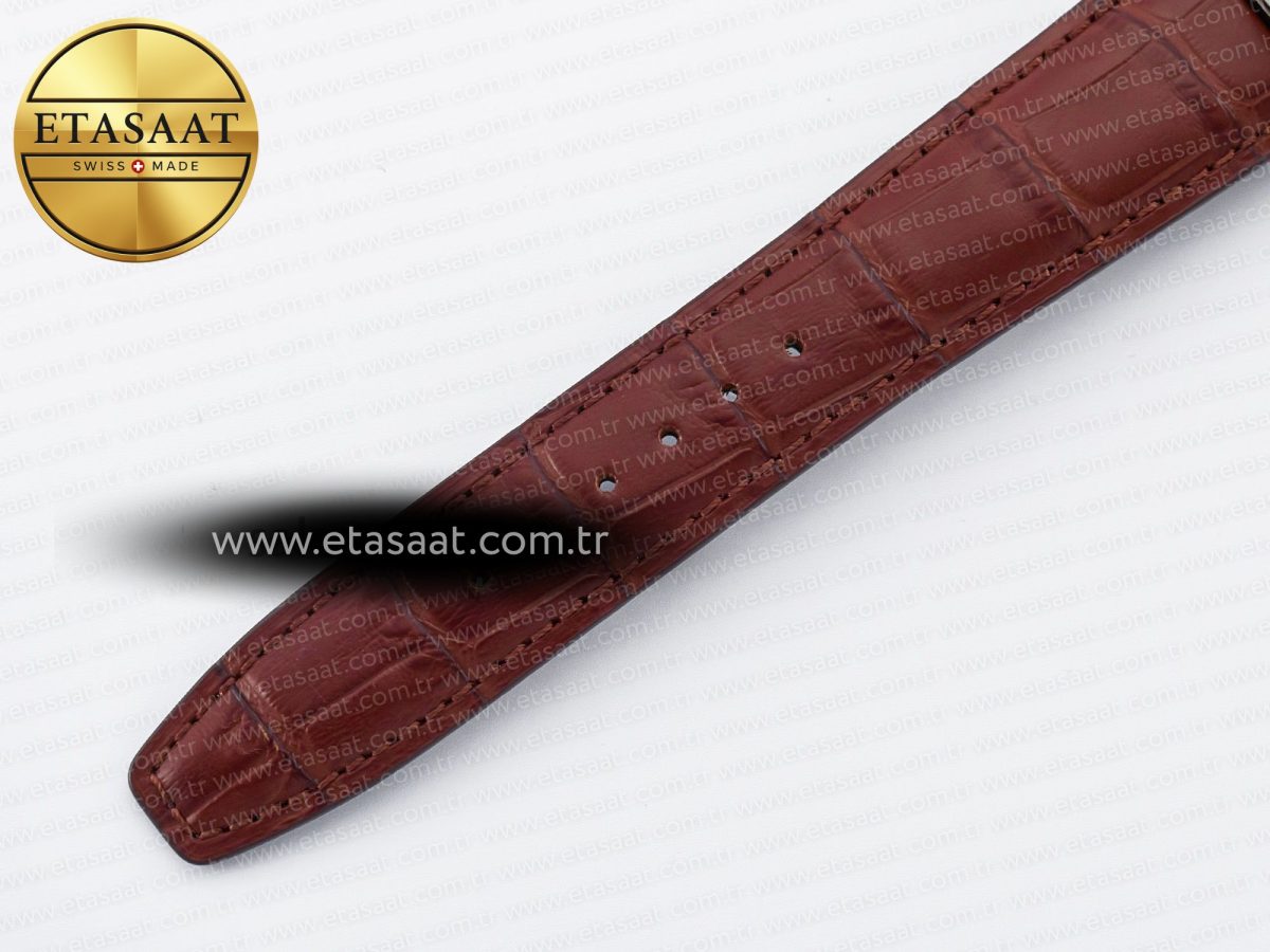 IWC Portuguese Real PR Real Annual Calendar IW5035 ZF 1:1 Best Edition White Dial RG Markers on Brown Leather Strap A52850 - Görsel 25