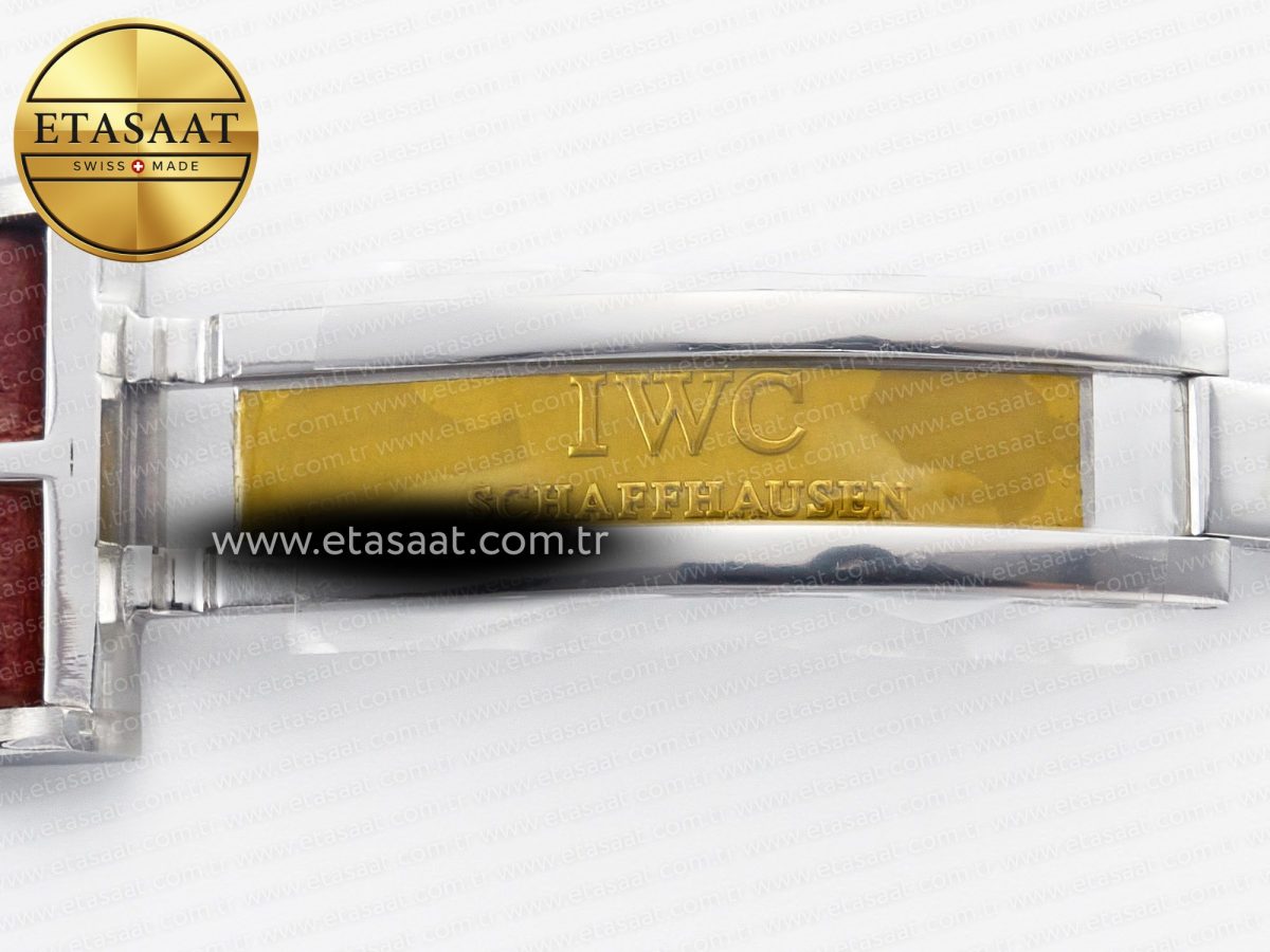 IWC Portuguese Real PR Real Annual Calendar IW5035 ZF 1:1 Best Edition White Dial RG Markers on Brown Leather Strap A52850 - Görsel 27