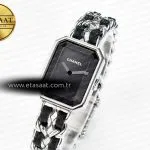 Chanel Ppremière Iconic Chain Watch SS BVF 1:1 Best Edition Black Dial on Chain Bracelet RONDA Quartz