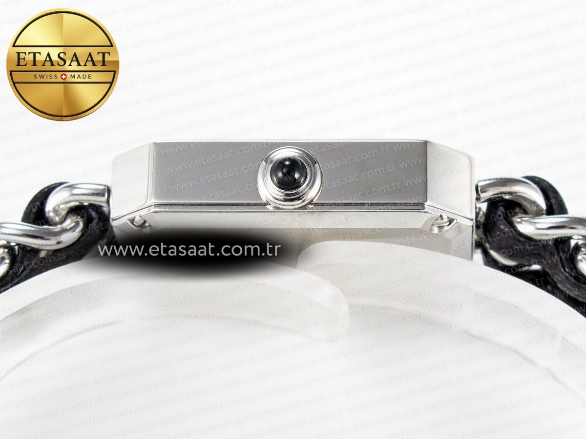 Chanel Ppremière Iconic Chain Watch SS BVF 1:1 Best Edition Black Dial on Chain Bracelet RONDA Quartz - Görsel 13