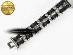 Chanel Ppremière Iconic Chain Watch SS BVF 1:1 Best Edition Black Dial on Chain Bracelet RONDA Quartz - Görsel 17