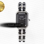 Chanel Première Zincir Bilezik Bvf Siyah Kadran Quartz Eta Saat - Görsel 3 - 1:1 Süper Klon Saat