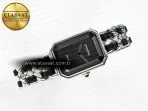 Chanel Ppremière Iconic Chain Watch SS BVF 1:1 Best Edition Black Dial on Chain Bracelet RONDA Quartz - Görsel 8