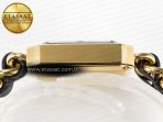 Chanel Ppremière Iconic Chain Watch YG BVF 1:1 Best Edition Black Dial on Chain Bracelet RONDA Quartz - Görsel 12