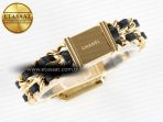 Chanel Ppremière Iconic Chain Watch YG BVF 1:1 Best Edition Black Dial on Chain Bracelet RONDA Quartz - Görsel 14