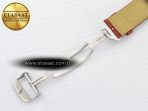 Jaeger Lecoultre Reverso Classic Duoface Small Seconds SS MGF Best Edition White Guilloché Dial on Red Leather Strap A854A - Görsel 27