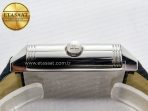 Jaeger Lecoultre Reverso Classic Duoface Small Seconds SS MGF Best Edition White Textured Dial on Black Leather Strap A854A - Görsel 18