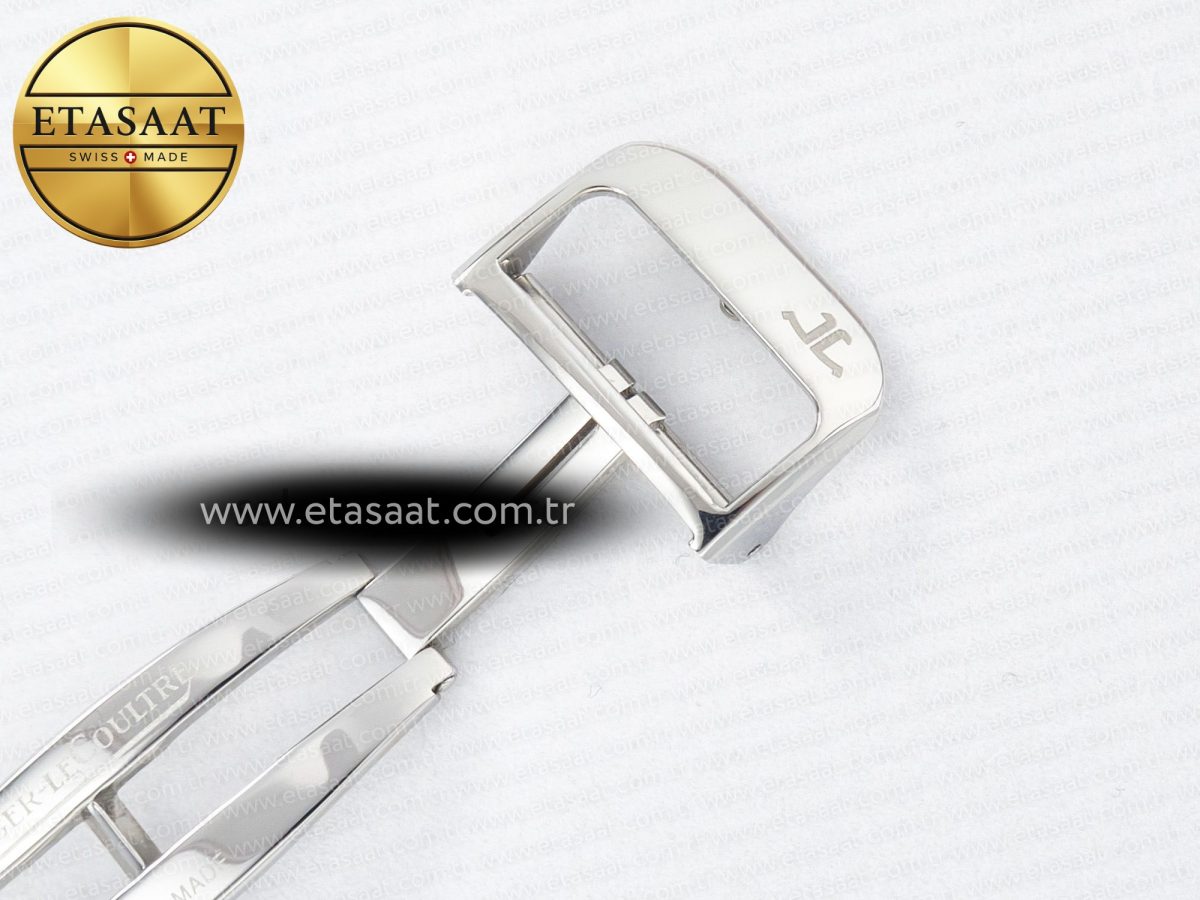 Jaeger Lecoultre Reverso Classic Duoface Small Seconds SS MGF Best Edition White Textured Dial on Black Leather Strap A854A - Görsel 23