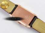 Jaeger Lecoultre Reverso Tribute Duoface Small Seconds RG MGF Best Edition Black Dial on Red Leather Strap A854A - Görsel 20