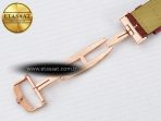 Jaeger Lecoultre Reverso Tribute Duoface Small Seconds RG MGF Best Edition Black Dial on Red Leather Strap A854A - Görsel 27