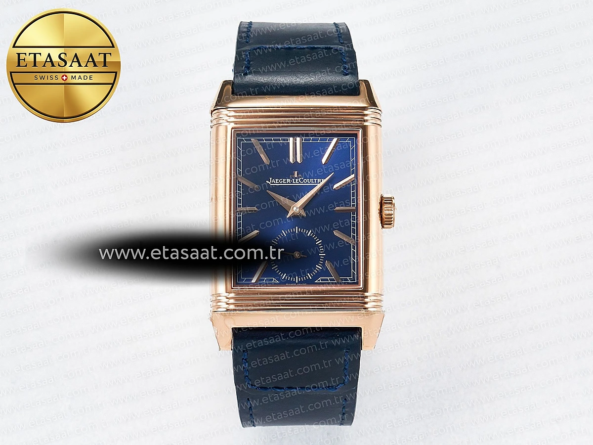 Jaeger-LeCoultre Reverso Tribute Duoface Küçük V2 Eta Saat - 1:1 Süper Klon Replika Saat