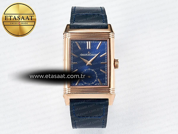 Jaeger-LeCoultre Reverso Tribute Duoface Küçük V2 Eta Saat - 1:1 Süper Klon Replika Saat