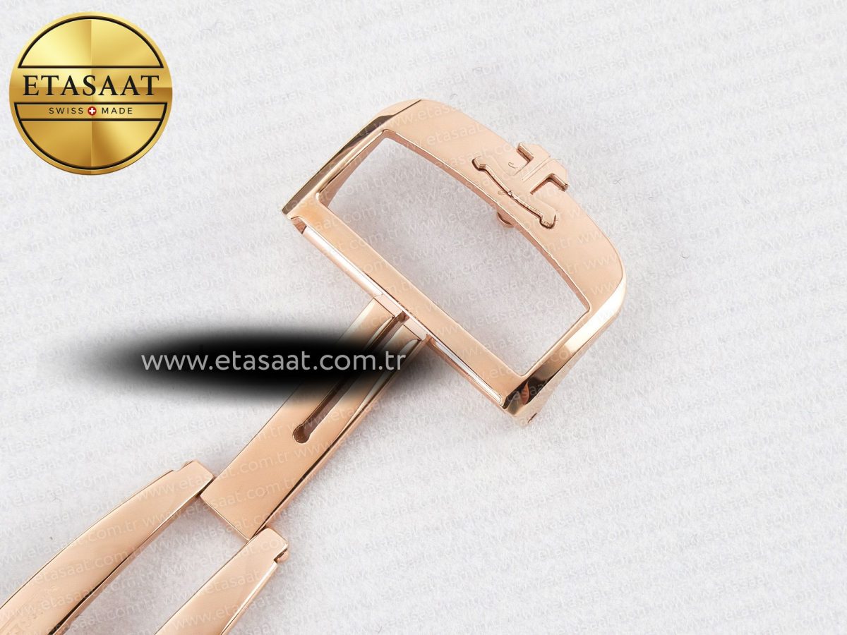 Jaeger Lecoultre Reverso Tribute Duoface Small Seconds RG MGF Best Edition White Spray Paint Dial on Black Leather Strap A854A - Görsel 29